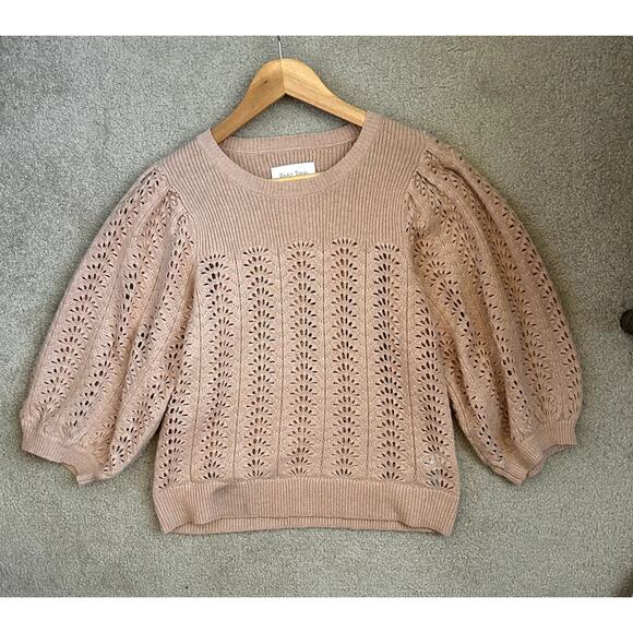 Part Two Knitted Pullover Soft Pink Ennypw Wool Blend Sweater Top Size S - Picture 12 of 13
